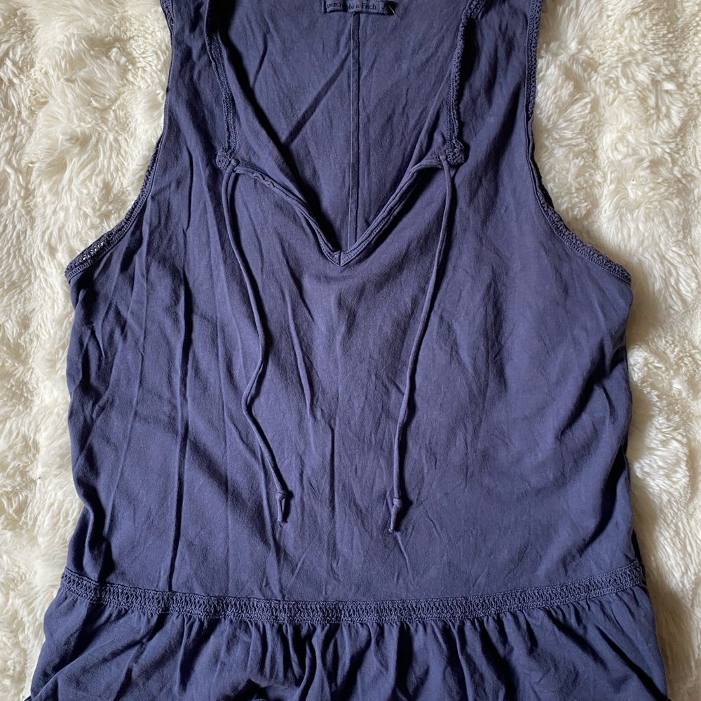 Abercrombie & Fitch Deep Blue Tank Top
